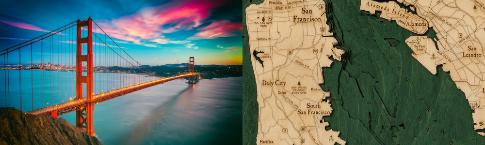 3D San Francisco and Bay Area City Map